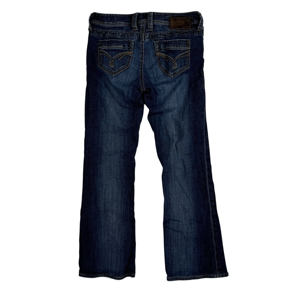 Mavi Kay Bootcut Jeans Womens 30x27 Dark Wash Low Rise Denim Stretch Y2K - Picture 3 of 10